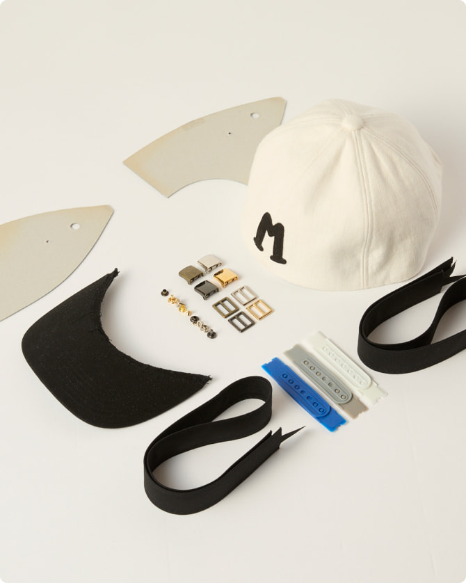 Hat parts name