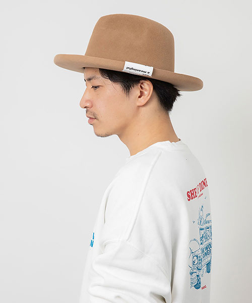 モデル頭囲：58cm 着用サイズ：ONESIZE