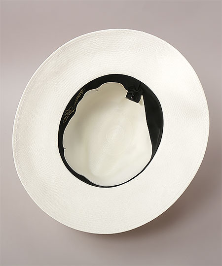 FINE WIDE BRIM 140340 WHITE x BLACK 57