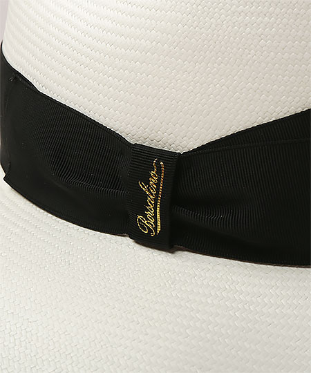 FINE WIDE BRIM 140340 WHITE x BLACK 57