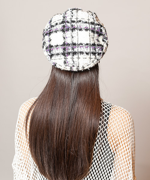 モデル頭囲：56cm 着用サイズ：ONESIZE