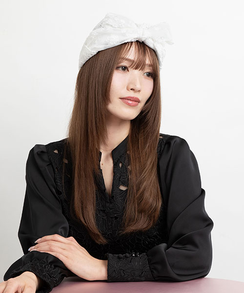 WHITE　モデル頭囲：57cm