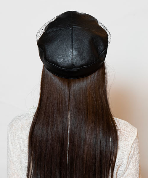 モデル頭囲：56cm 着用サイズ：ONESIZE