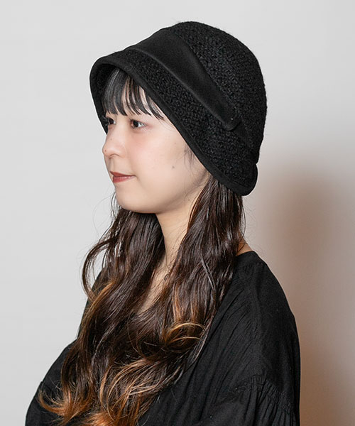 BLACK(リボン外し) モデル頭囲:55cm