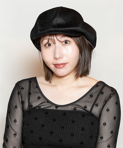 BLACK モデル頭囲：56cm