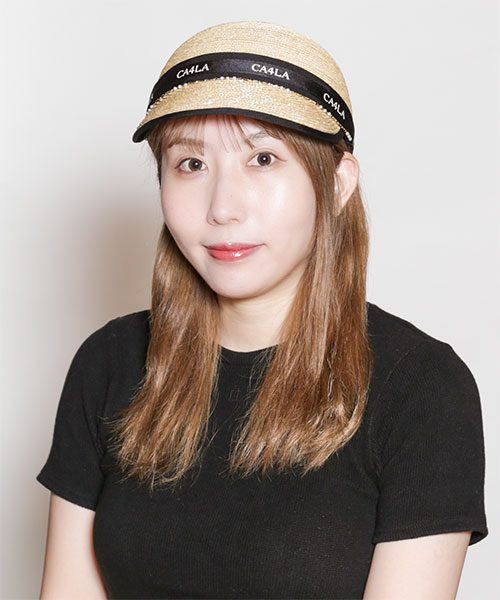 モデル頭囲：56cm 着用サイズ：ONESIZE