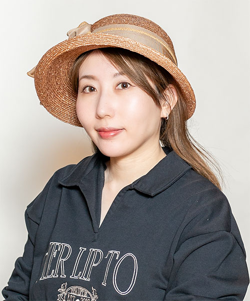 モデル頭囲：56cm 着用サイズ：ONESIZE