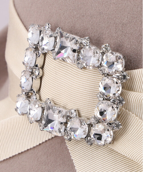 JEWEL BUCKLE HAT BLACK ONESIZE
