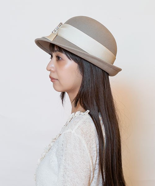 モデル頭囲：56cm 着用サイズ：ONESIZE