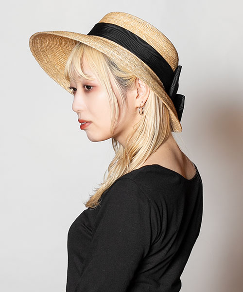 モデル頭囲：58cm 着用サイズ：ONESIZE