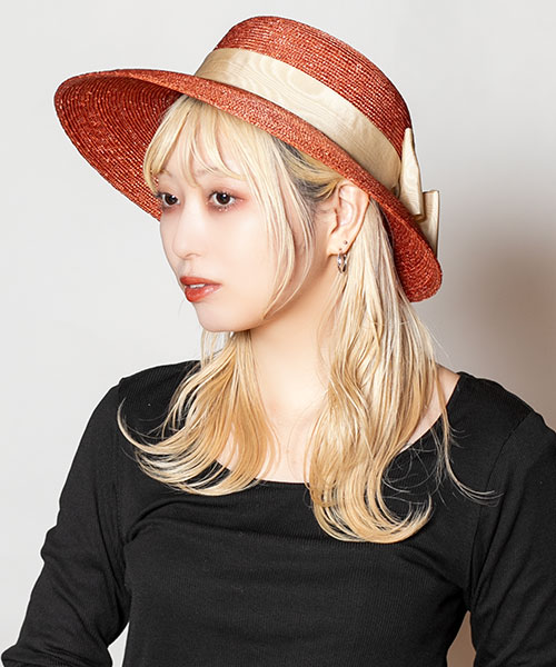 モデル頭囲：58cm 着用サイズ：ONESIZE