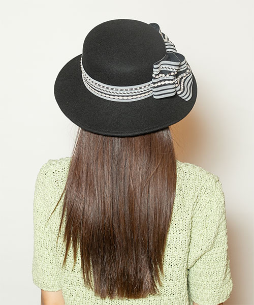 モデル頭囲：56cm 着用サイズ：ONESIZE