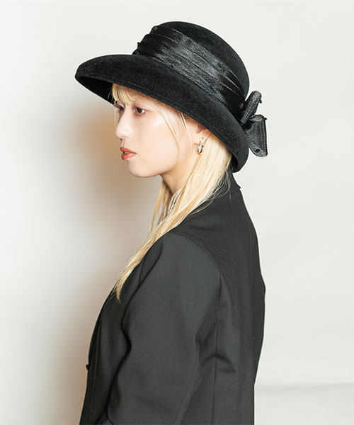 モデル頭囲：58cm 着用サイズ：ONESIZE