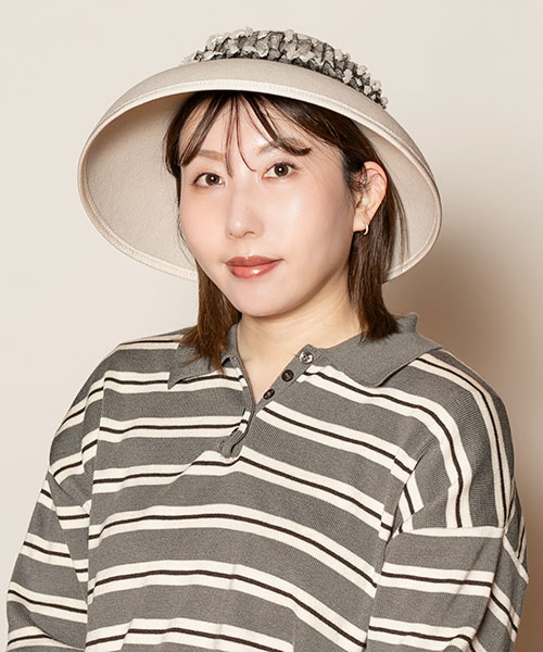 BEIGE モデル頭囲：56cm