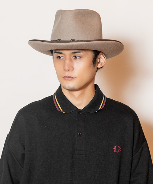 モデル頭囲：58cm 着用サイズ：ONESIZE