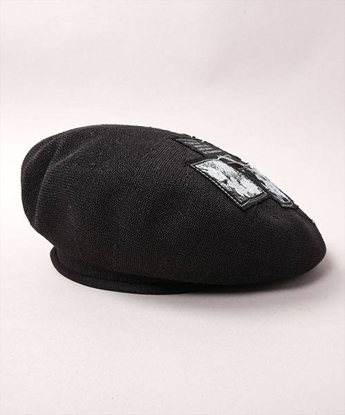 AndyWarhol PATCH BERET BEIGE ONESIZE