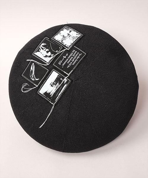 AndyWarhol PATCH BERET BEIGE ONESIZE