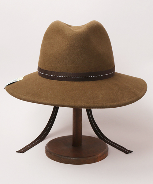 COW MOTIF WESTERN HAT BROWN ONESIZE