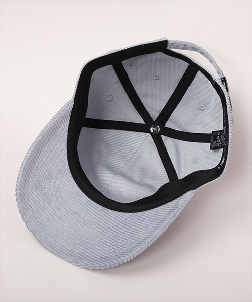 COW MOTIF CORDUROY CAP PINK ONESIZE