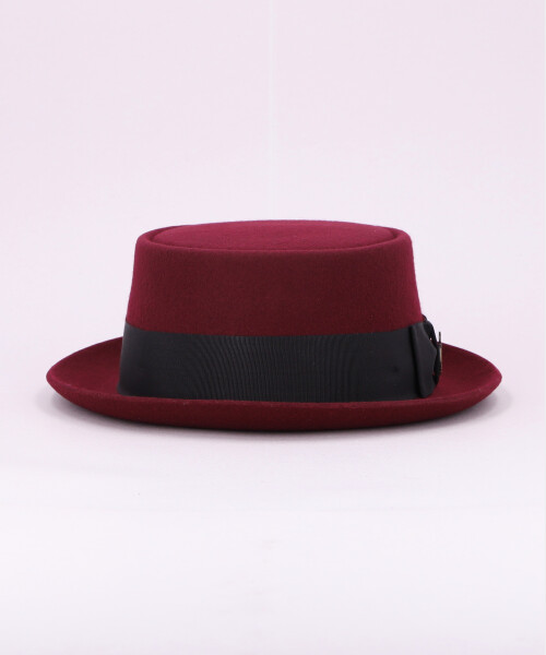 PORK PIE WINE RED M