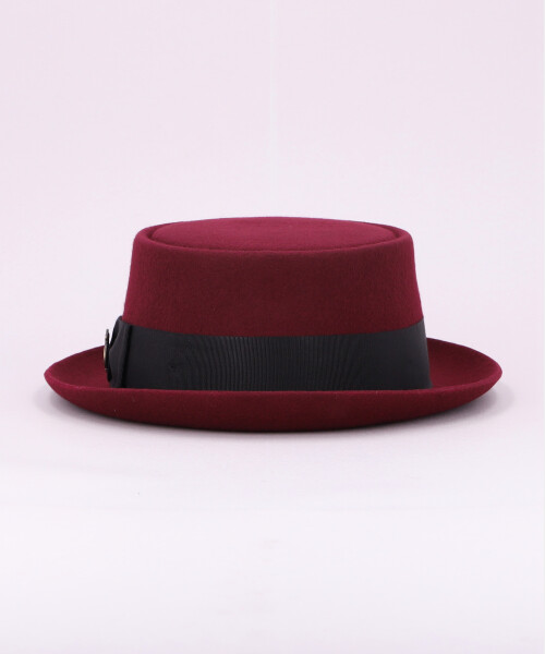 PORK PIE WINE RED M