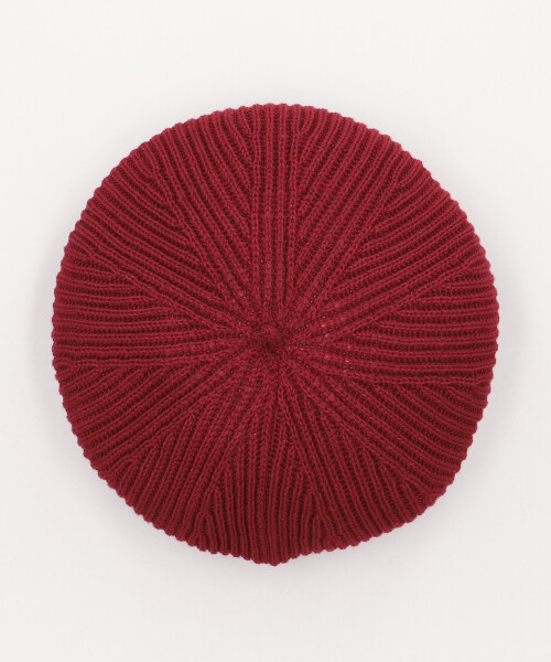 YASHIKI x CA4LA YUKITSURI BERET WINE RED ONESIZE