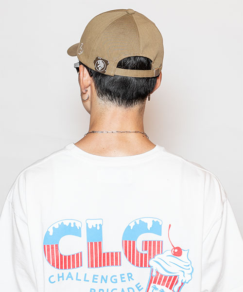 モデル頭囲：58.5 着用サイズ：ONESIZE