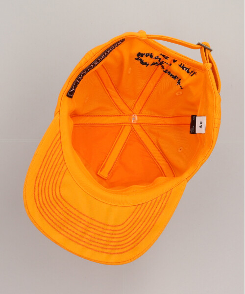 BEDWIN x CA4LA Ex. BASEBALL CAP DROP OUT ORANGE ONESIZE