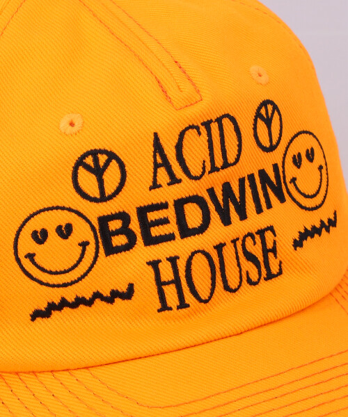 BEDWIN x CA4LA Ex. BASEBALL CAP DROP OUT ORANGE ONESIZE