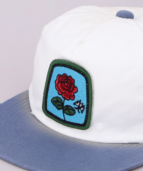 KAMIYA x CA4LA EMBROIDERED PATCH CAP KHAKI ONESIZE