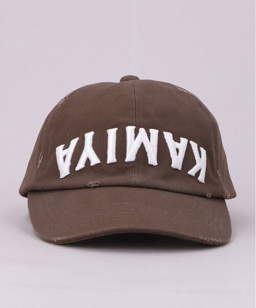 KAMIYA x CA4LA UPSIDEDOWN KAMIYA CAP BLACK ONESIZE