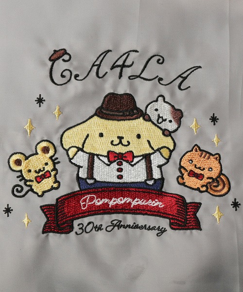 POMPOMPURIN 30th Anniv. x CA4LA BERET BLACK ONESIZE