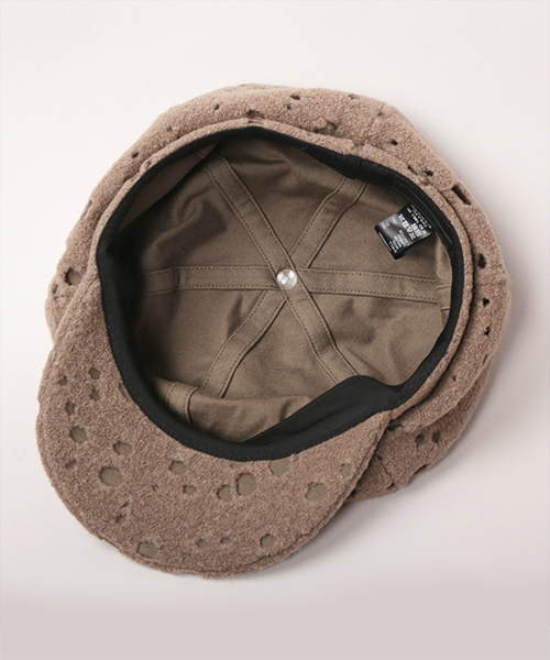 DEEP DOTTED CASQUETTE BROWN ONESIZE