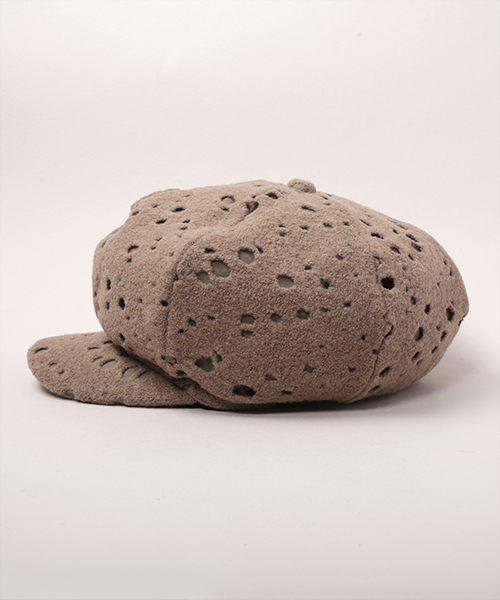 DEEP DOTTED CASQUETTE BROWN ONESIZE