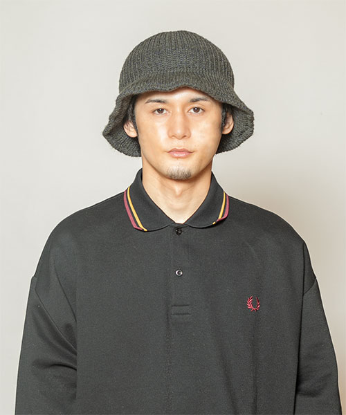 モデル頭囲：58cm 着用サイズ：ONESIZE