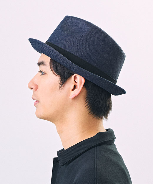 モデル頭囲：58cm 着用サイズ：ONESIZE