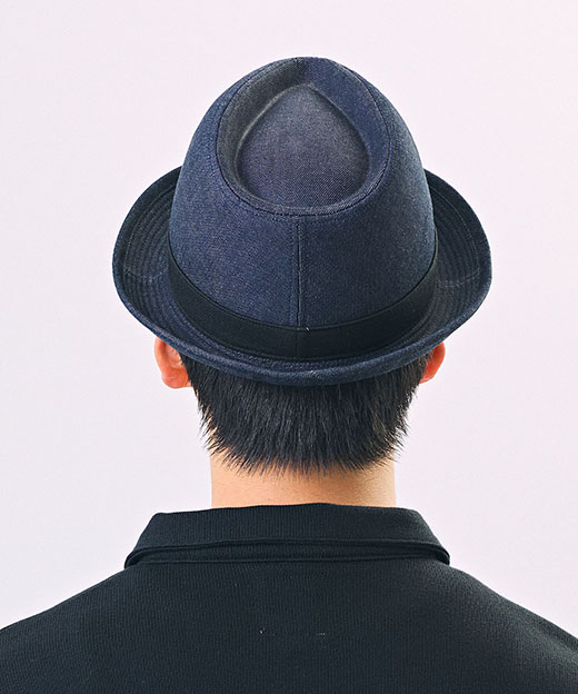 モデル頭囲：58cm 着用サイズ：ONESIZE