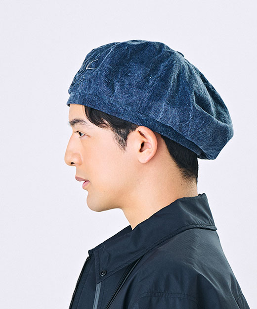 モデル頭囲：56cm 着用サイズ：ONESIZE