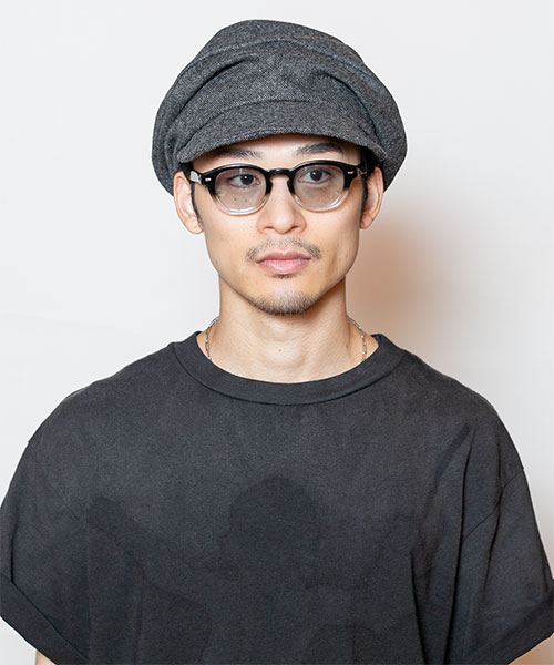 CHARCOAL GRAY  モデル頭囲：58.5cm