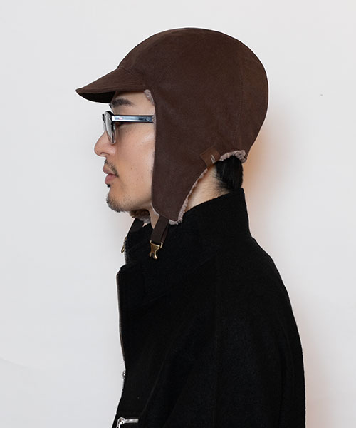モデル頭囲：58.5cm 着用サイズ：ONESIZE
