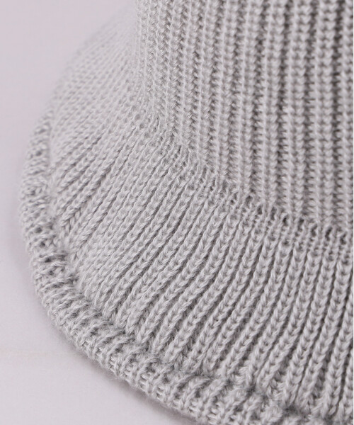 SILK KNITTED HAT BROWN ONESIZE