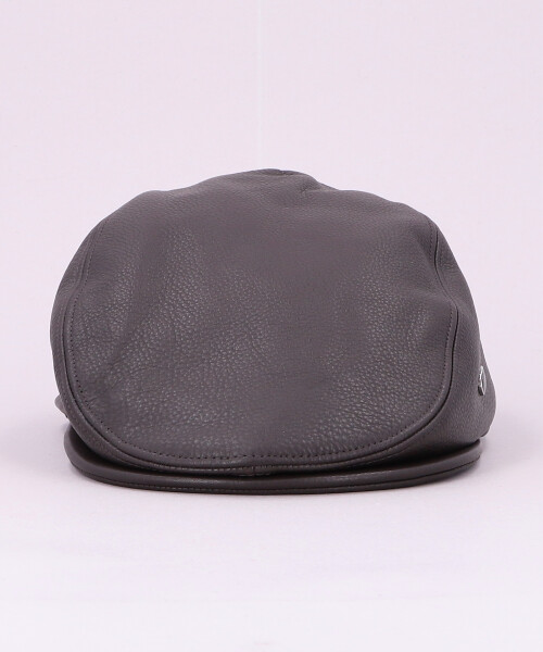 LEATHER DRIVING CAP BLACK S