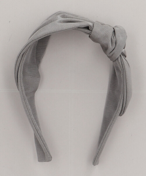 GROSGRAIN BOW HEADBAND BLACK ONESIZE