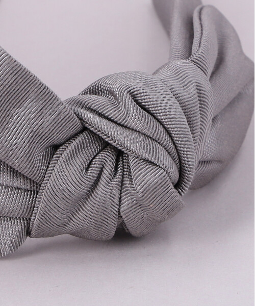GROSGRAIN BOW HEADBAND BLACK ONESIZE