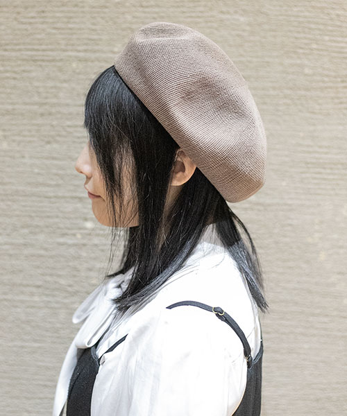 モデル頭囲：55cm 着用サイズ：ONESIZE