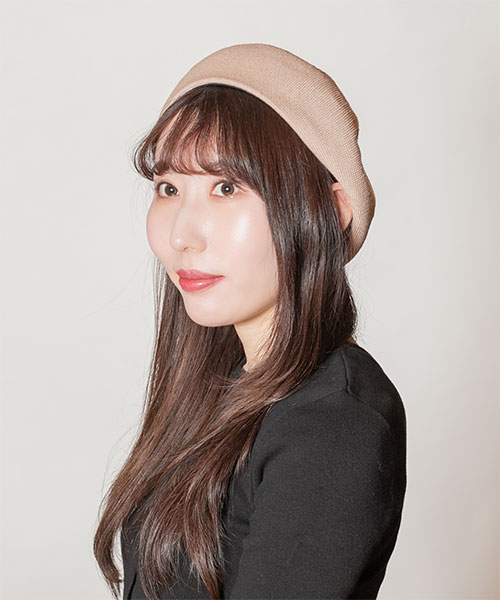 モデル頭囲：56cm 着用サイズ：ONESIZE