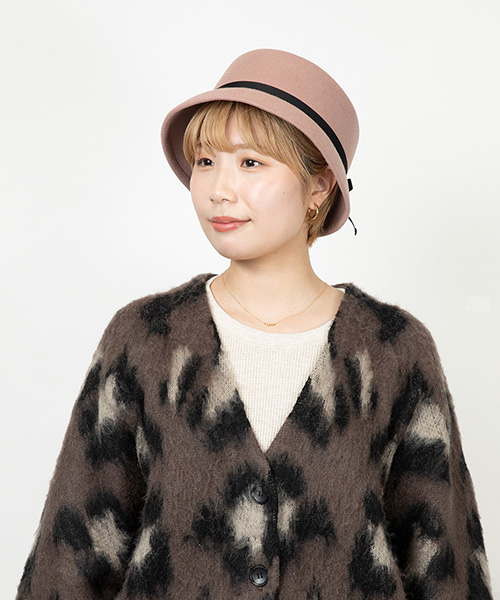 モデル頭囲：55cm 着用サイズ：ONESIZE
