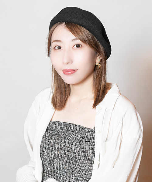 モデル頭囲：56cm 着用サイズ：ONESIZE