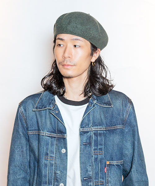 Model's head circumference: 58cm, wearing size: ONESIZE