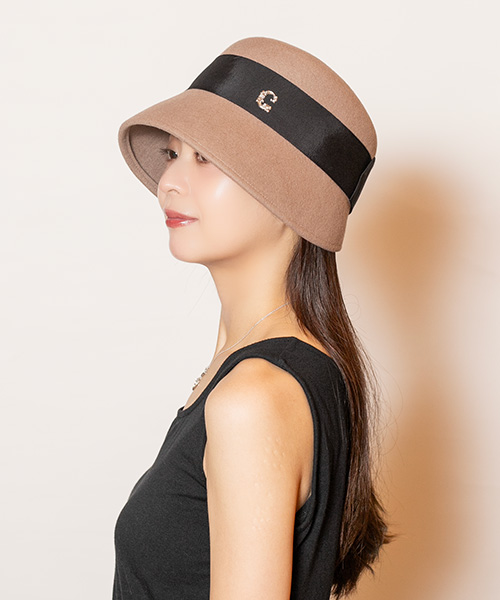 モデル頭囲：56cm 着用サイズ：ONESIZE
